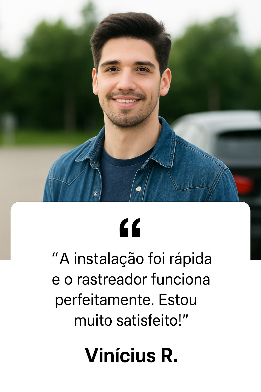 Cliente elogiando atendimento